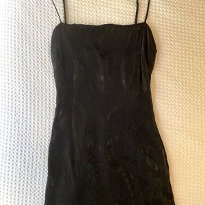 Nasty-gal sheen little black mini dress 🖤